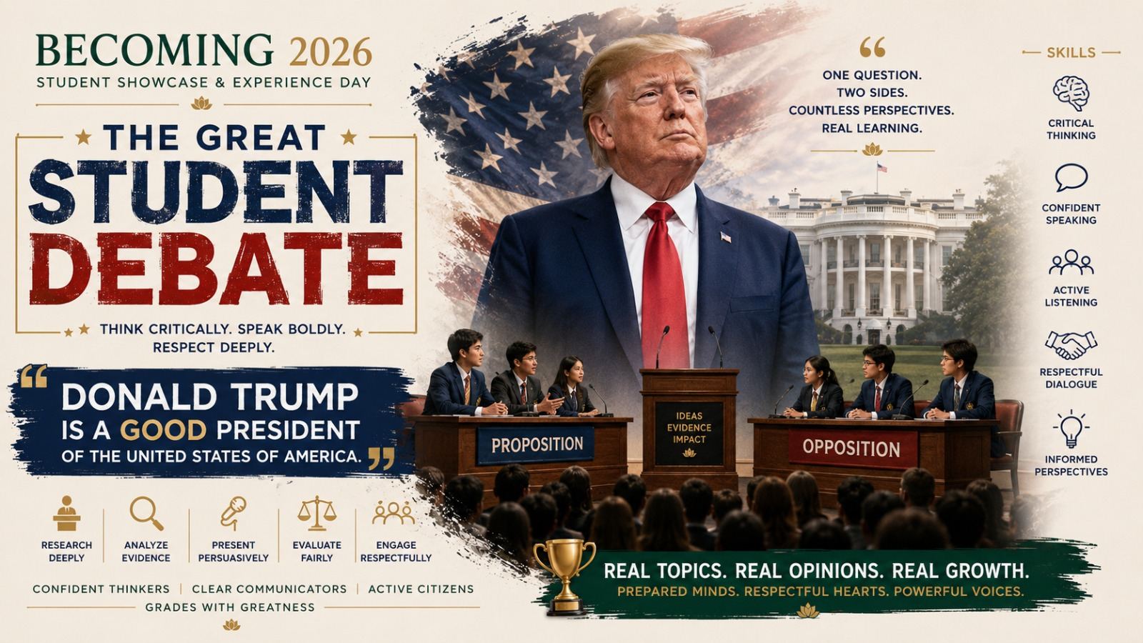 Becoming 2026 event poster
