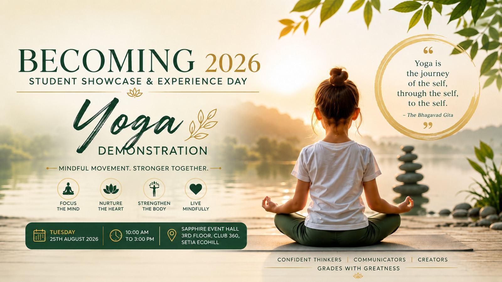 Becoming 2026 event poster