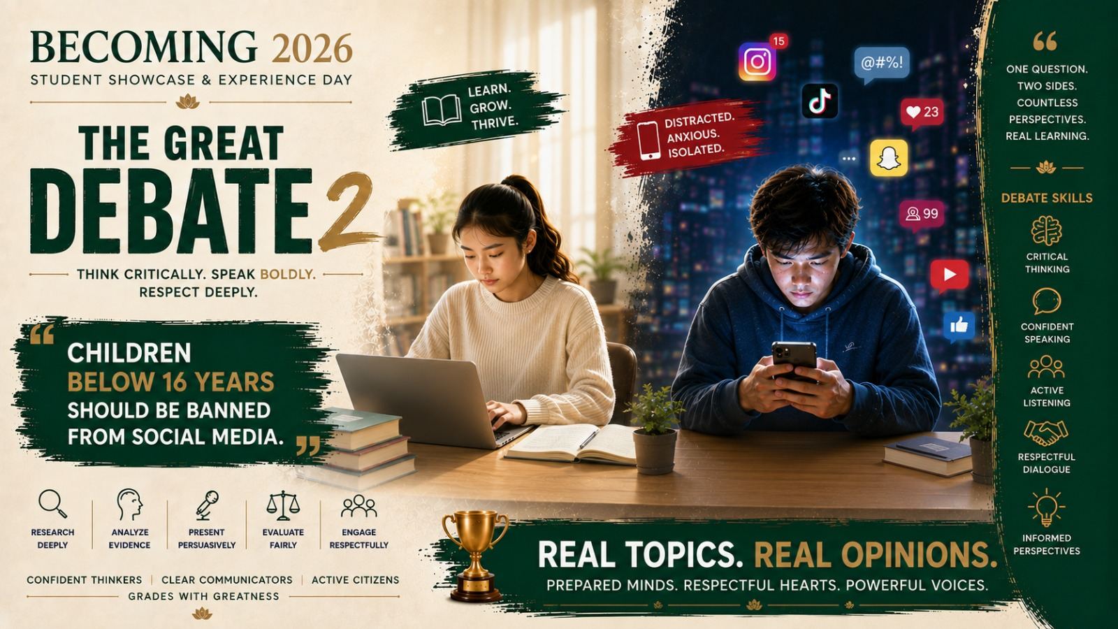 Becoming 2026 event poster